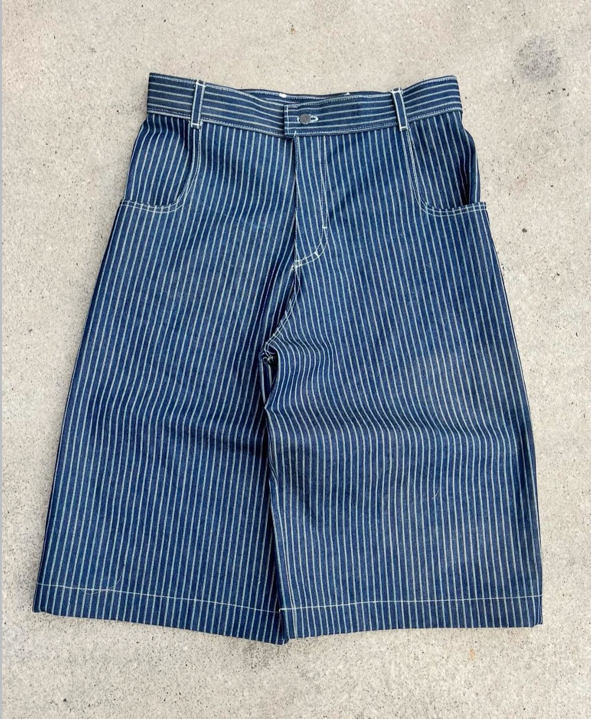 Pinstripe shorts